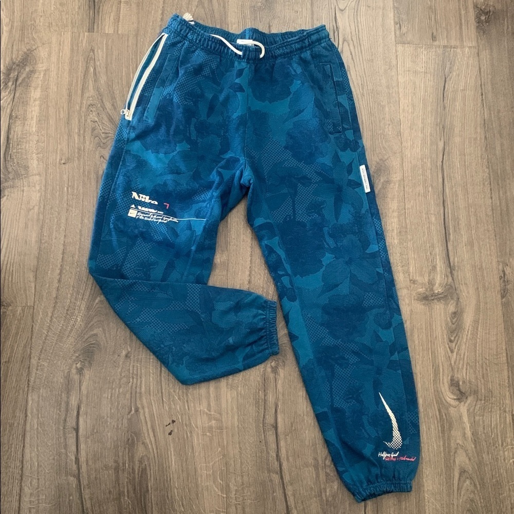 Nike Dri-FIT Standard Issue DV0016-453 Brigade Blue Men's Basketball Pants SZ M - Picture 2 of 7